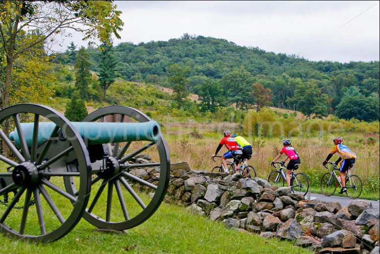 Cannon in Civil War Cycling